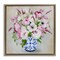 Stupell Industries Pink Flower Chinoiserie Floating Frame, design by Janet Tava